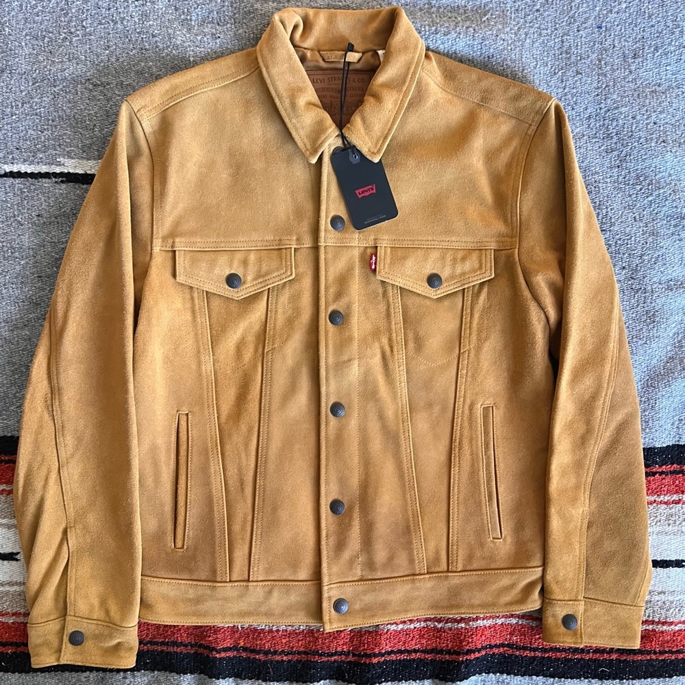 Levi’s Suede Trucker Jacket